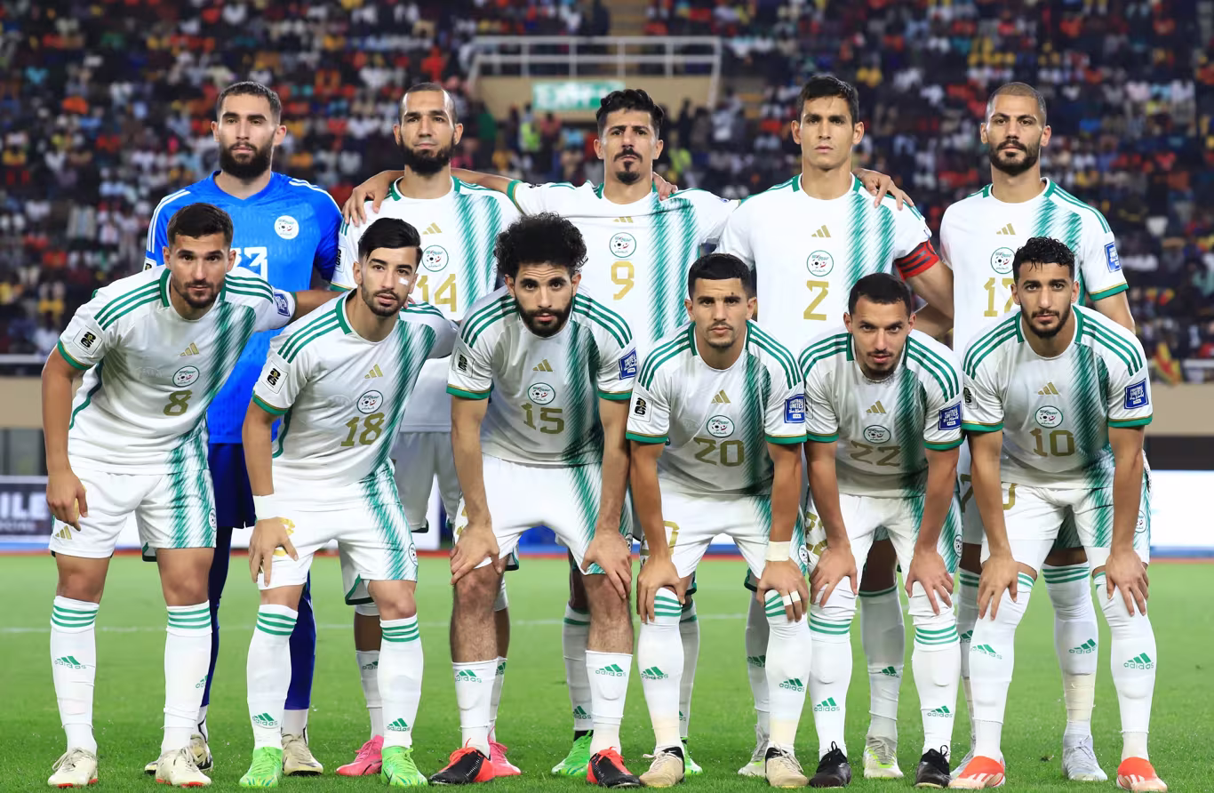 team photo for Alžirija