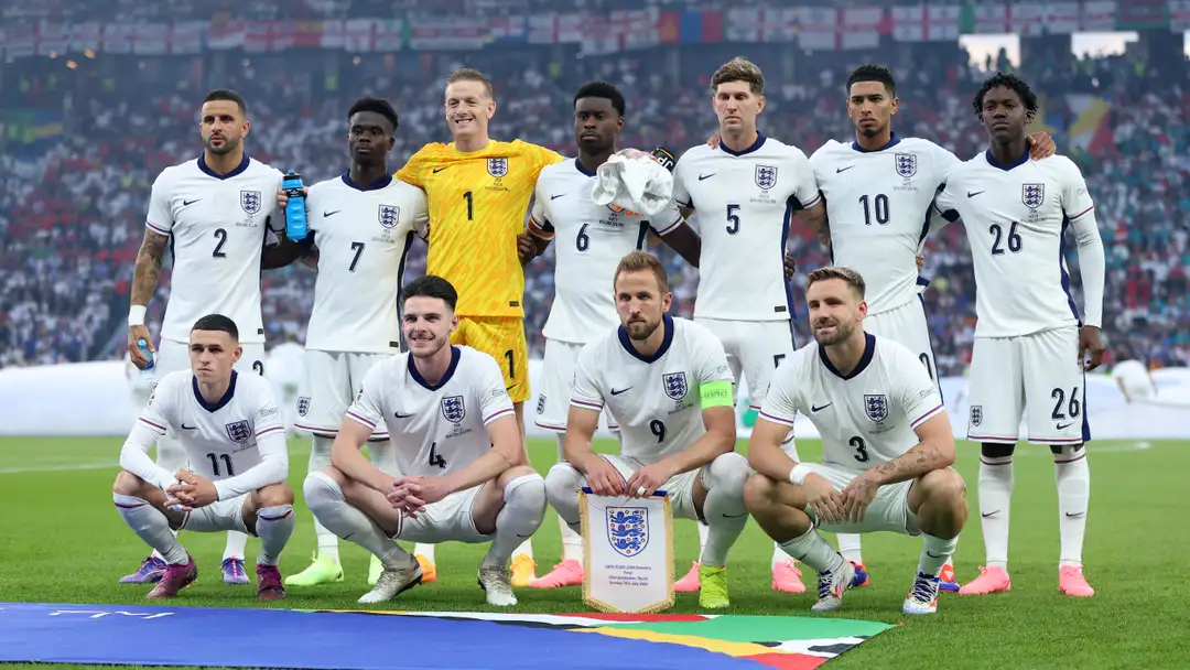 team photo for Anglija