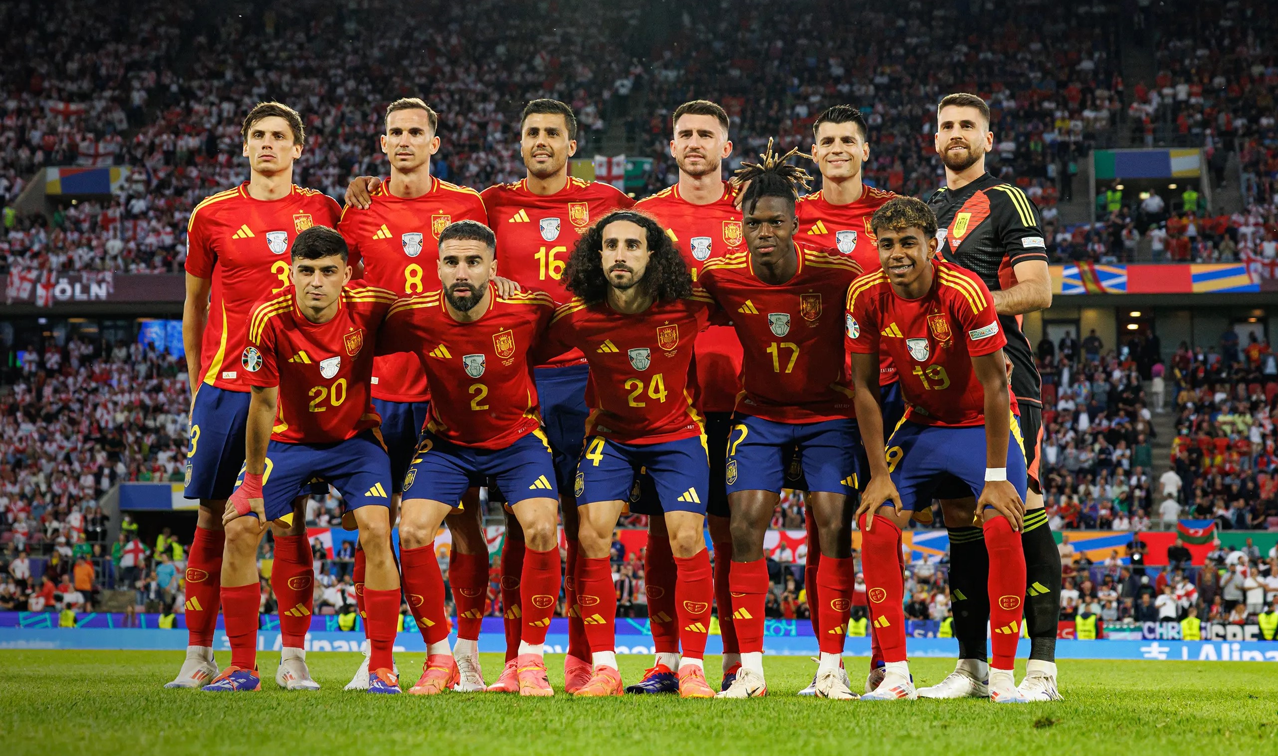 team photo for Španija